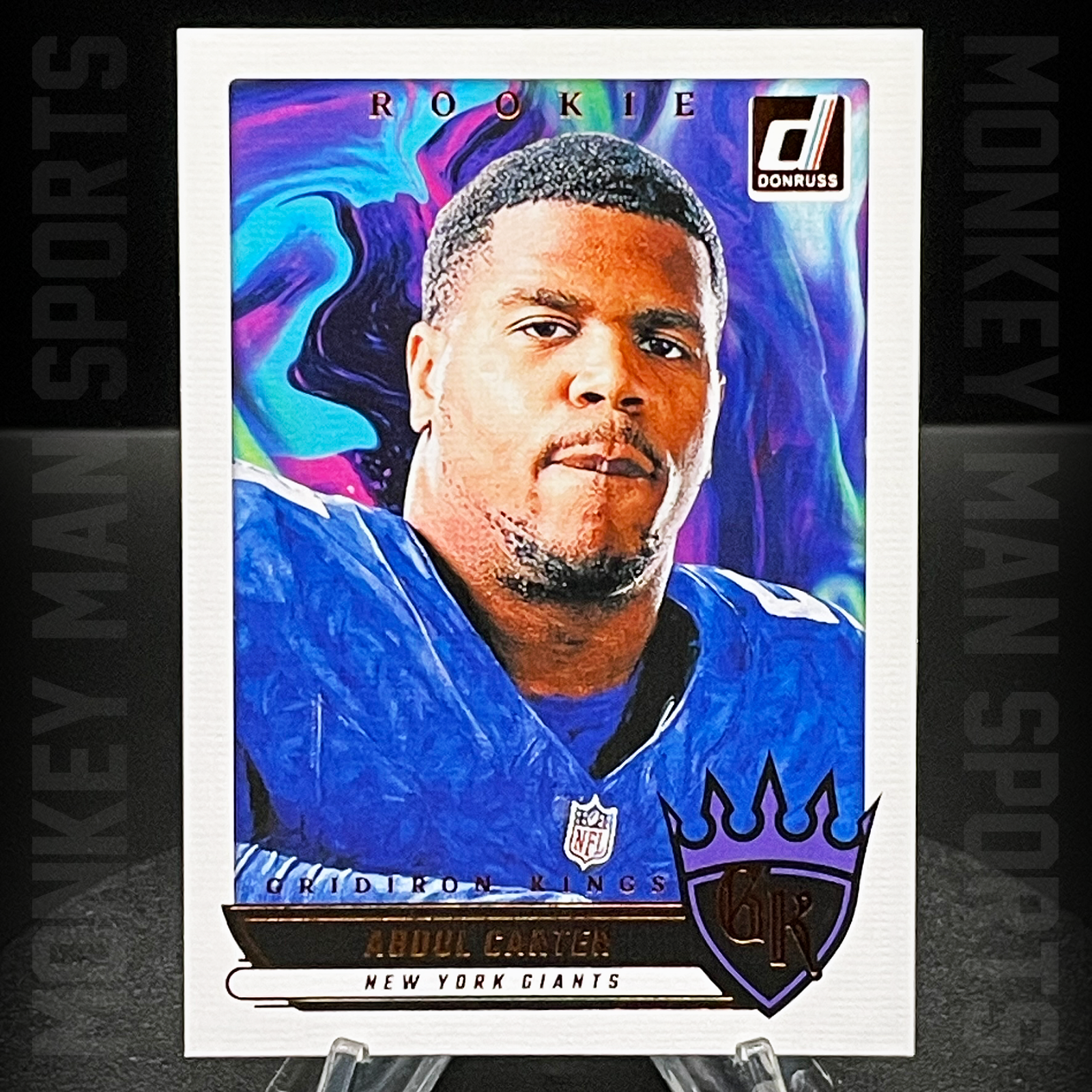 2025 Donruss - Abdul Carter Rookie RC - ROOKIE GRIDIRON KINGS #RGK-ACR GIANTS