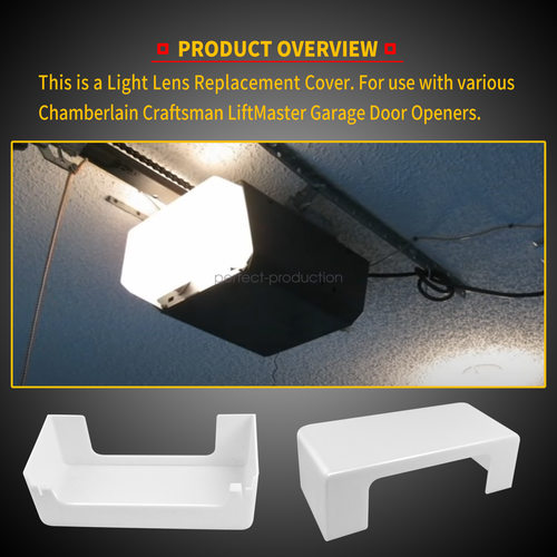 108D34 Garage Opener Light Lens Cover fits Chamberlain & Craftsman LiftMaster
