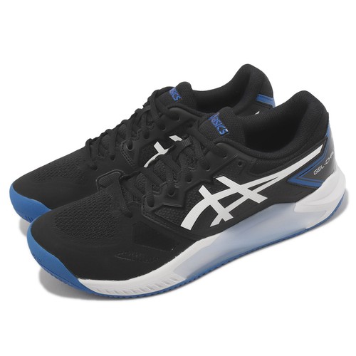 

Мужские теннисные кроссовки Asics GEL-Challenger 13 Clay Black Electric Blue White 1041A221-002, Черный, Gel-challenger 13 Clay