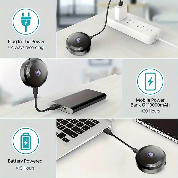 Mini Wireless Hidden Spy Camera Wifi IP Home Security 1080P HD Night Vision Cam - Image 214