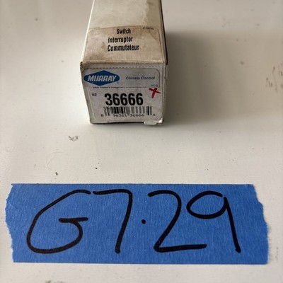 Murray 36666 A/C Condenser Fan Switch-Pressure Switch