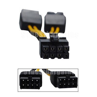 Dual 8pin to 8pin PCIE Power Cable For NVIDIA Tesla K80 M40 M60 P40 P100 V100
