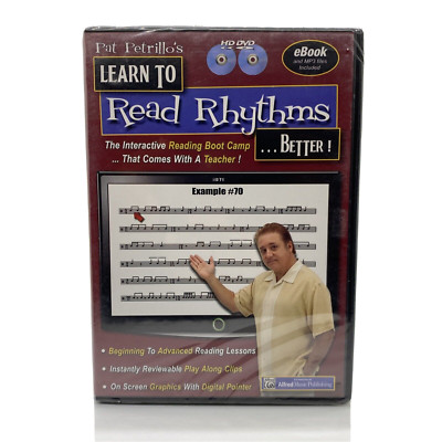 Pat Petrillo's Learn to Read Rhythms Better (DVD, 2011) Reading Boot Camp eBook