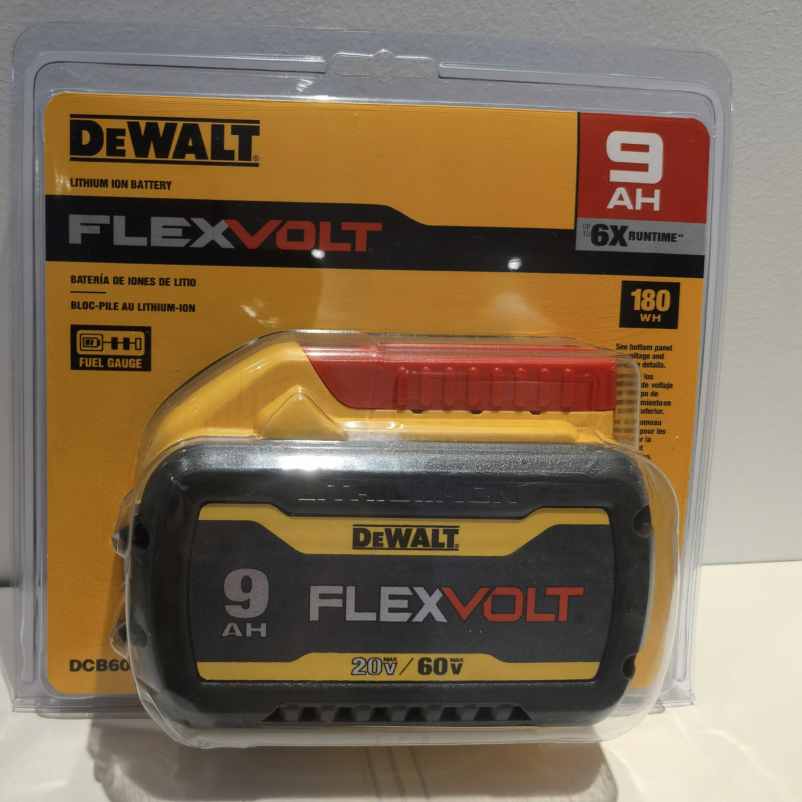 GENUINE NEW DCB609 Genuine Dewalt 60V / 20V 9.0 AH MAX Battery 60V 20V Flexvolt