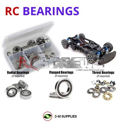 RCScrewZ Rubber Shielded Bearings tam208r for Tamiya TB-04 PRO II (84382) | KIT