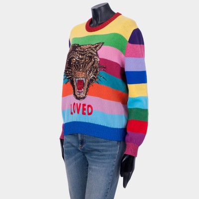 gucci tiger sweater rainbow