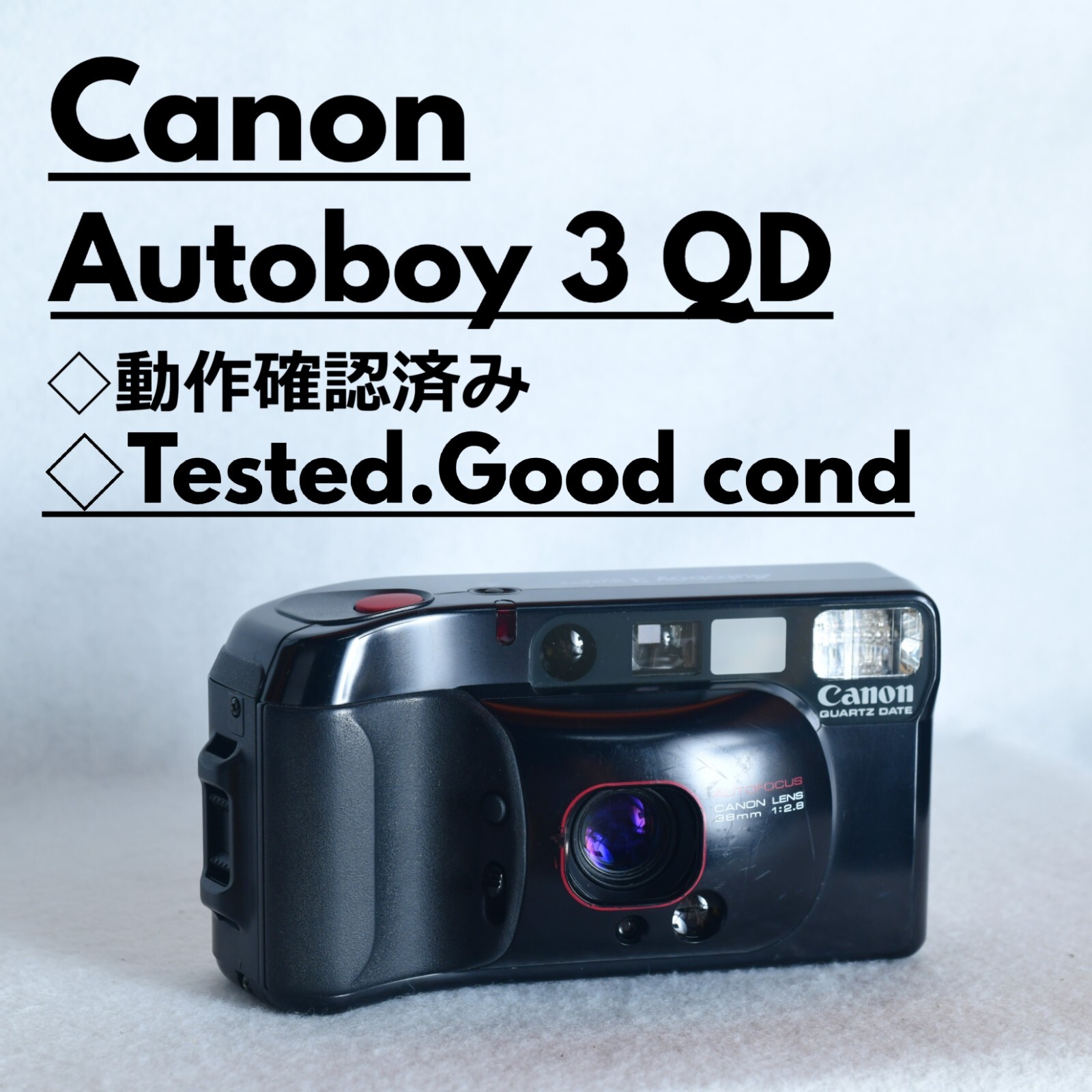 Good Cond】Canon Autoboy 3 35mm 38mm f/2.8 Film Camera body