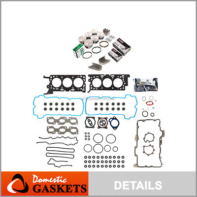Full Gasket Set Bearings Pistons Fit 2000-2003 Jaguar S-Type 3.0 V6 DOHC 24v