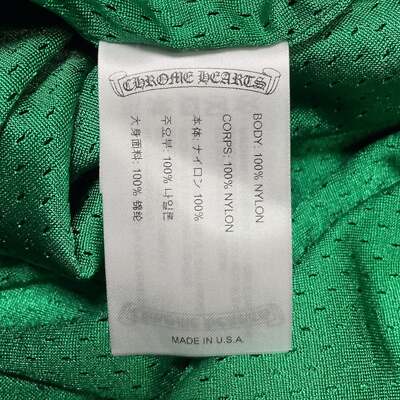 Pre-owned Chrome Hearts Sports Mesh Varsity Shorts Green