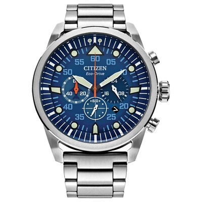 Citizen Men's Eco-Drive Weekender Avion Chronograph Watch 