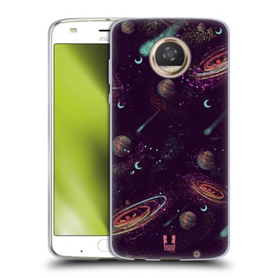 HEAD CASE DESIGNS GLITTER PASTEL PLANETS PRINT GEL CASE FOR MOTOROLA PHONES 2