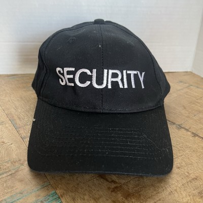 Security Hat Black Port & Co Hat Adjustable Adult Size Black Hat Baseball Cap