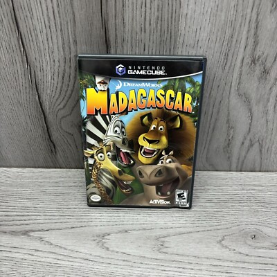 Nintendo Gamecube Madagascar CIB Complete In Box Light Scratches Works Great
