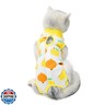 Cat Professional Surgical Recovery Suit,E-Collar Alternative for Cats Dogs,After Surgery Wear, Pajama Suit,Home Indoor Pets Clothing (M (6-8 1bs), Lemon)