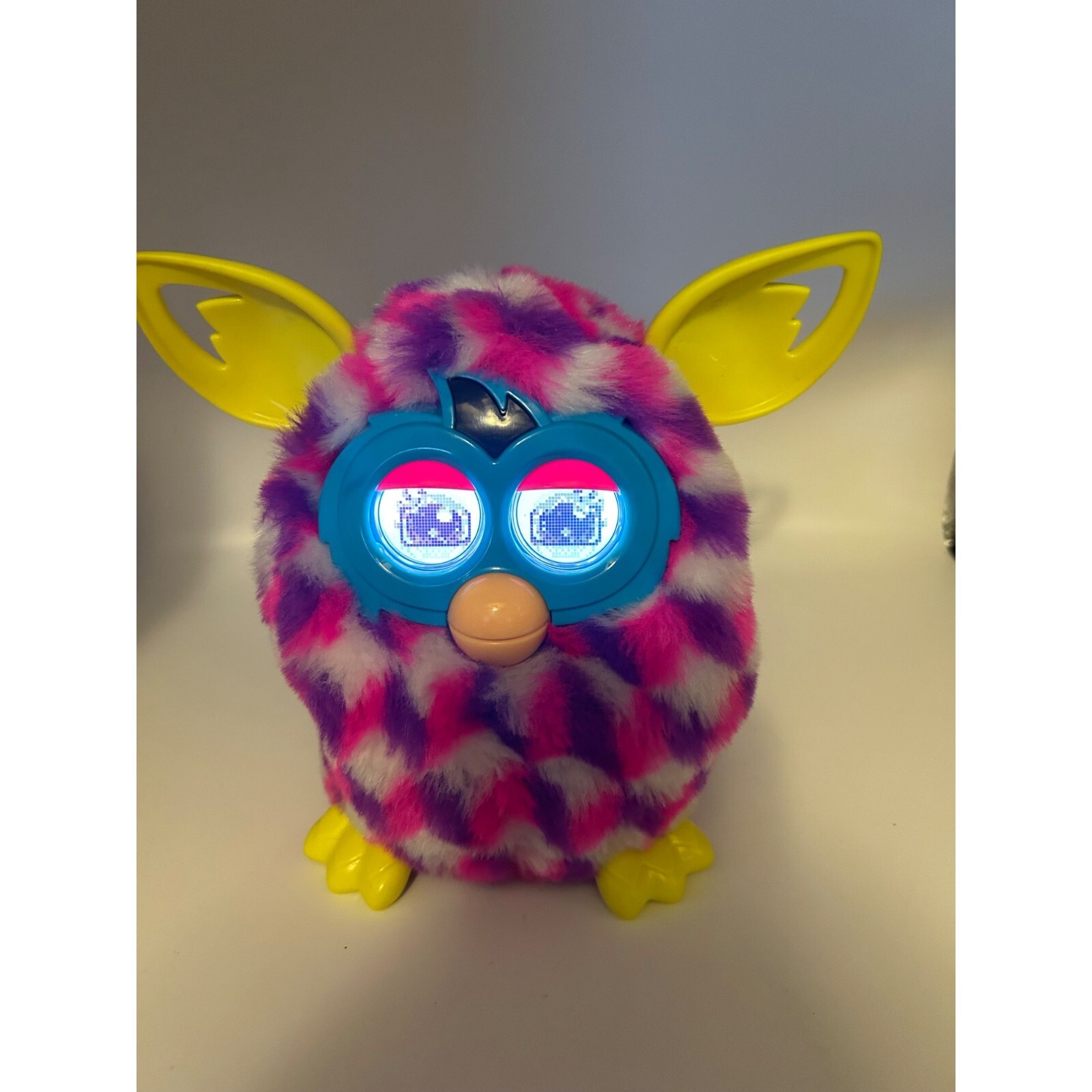 Furby Boom Pink Purple White Electronic Toy 2012 Hasbro