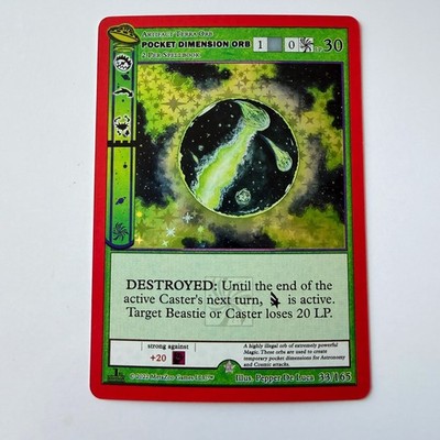 Topps Metazoo UFO 1st Edition #33/165 Pocket Dimention Orb Holo Rare