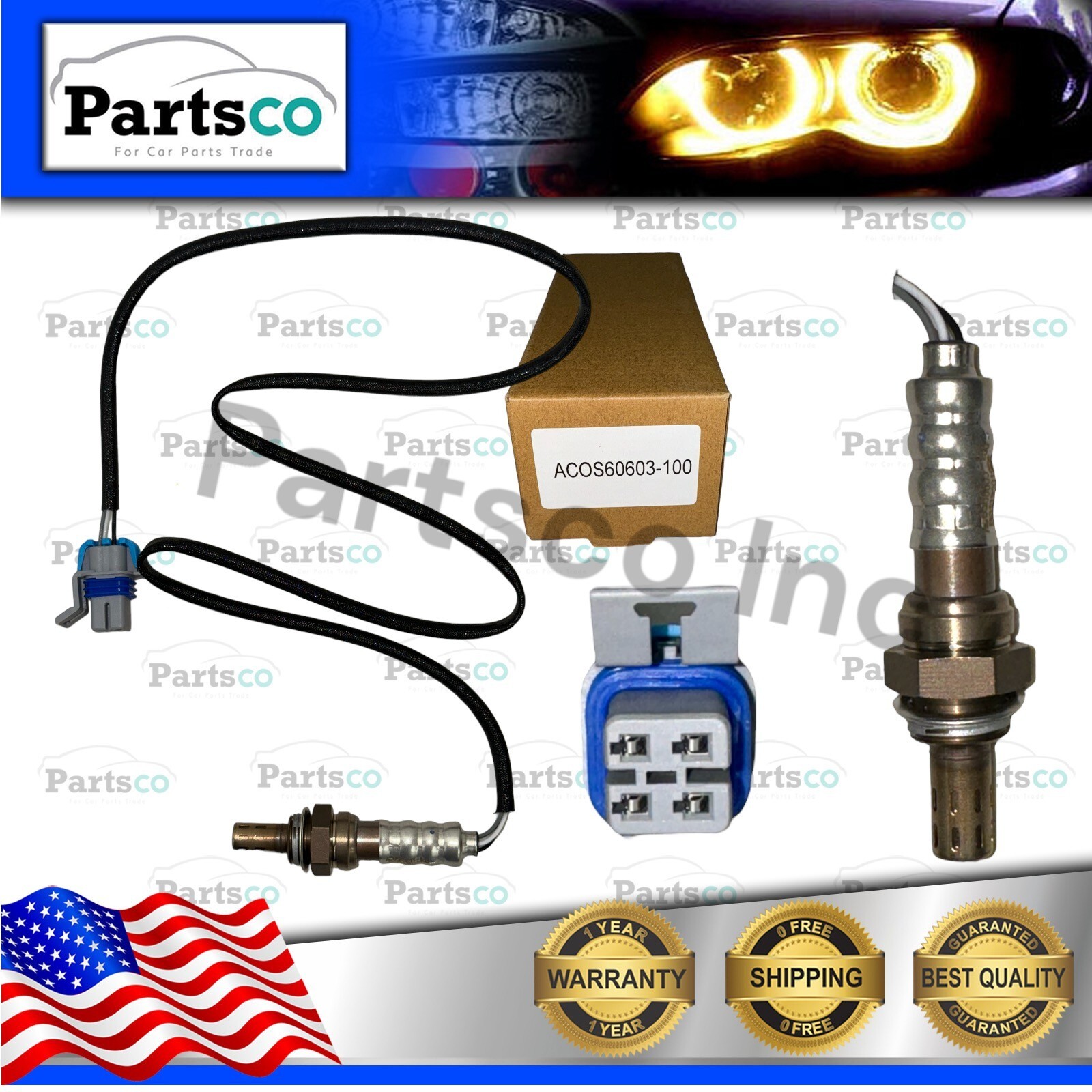 TAUJAN トップ 228-12 Oxygen Sensor Downstream Upstream Chevrolet GMC 1500 2500