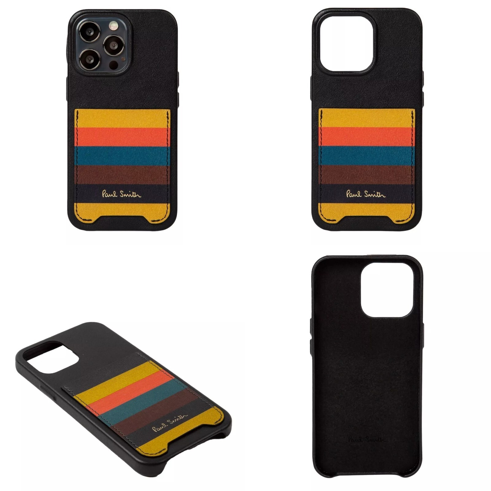 Paul Smith Native Union iPhone 13 Pro Clic Card Case with