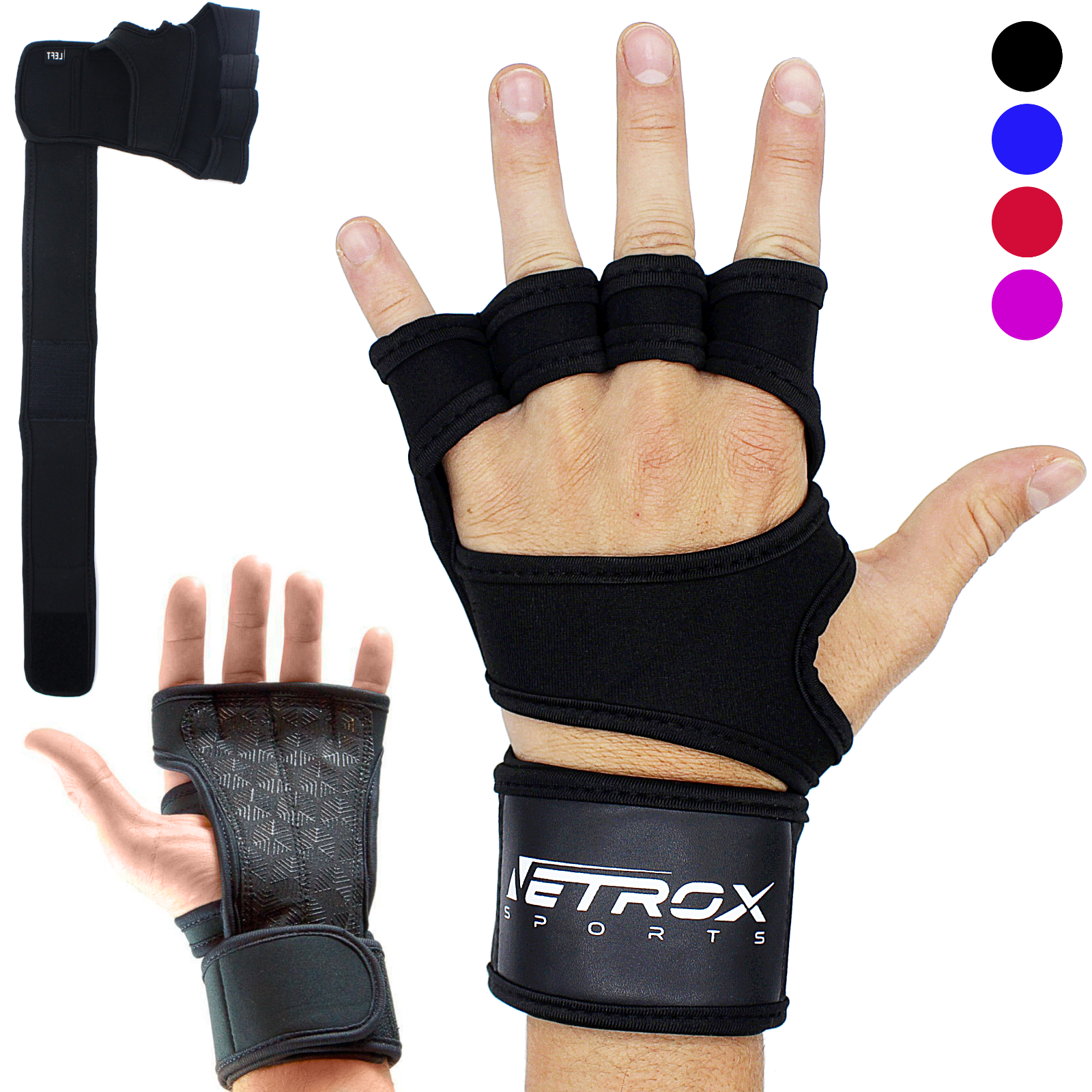 Fitness Handschuhe offene Trainingshandschuhe Fitnesshandschuhe für Herren Damen