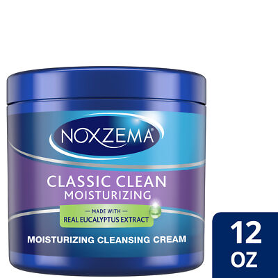 Noxzema Classic Clean Moisturizing Cleansing Cream Deep Cleans & Nourishes 12 Oz