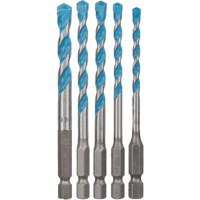 Bosch Professional Mehrzweckbohrer-Satz HEX-9 MultiConstruction, 5-teilig