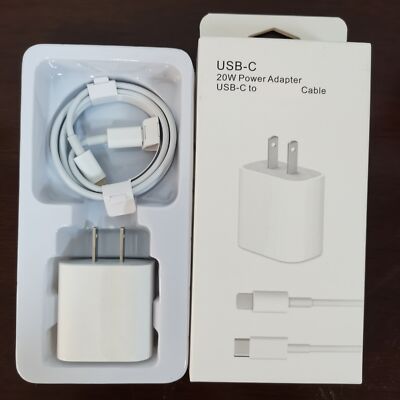 Wholesale Bulk Type C Fast Charger 20W PD Adapter Cable For iPhone 14 13 12 11 8
