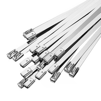 40 Inch Extra Long Heavy Duty Metal Cable Zip Ties with 200 Pounds Tensile St...