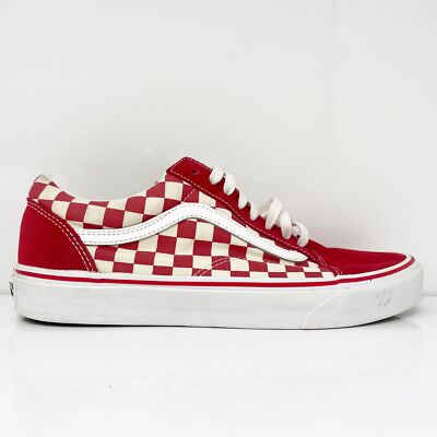 

Vans Mens Off The Wall 500714 Красная повседневная обувь Кроссовки Размер 10, Красный, Off The Wall