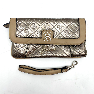 Guess shop wristlet clutch