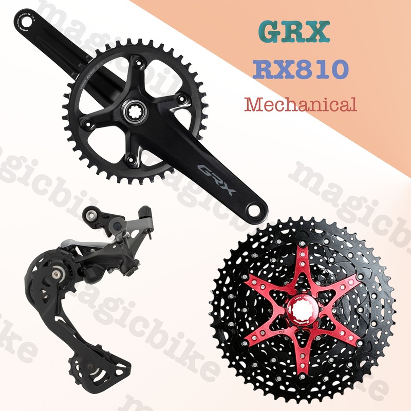 Shimano GRX Mechanical Build kits 11speed W/Sunrace cassette&RX810(LA)