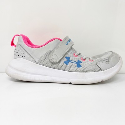 

Кроссовки Under Armour Girls Essential 3024557-100 Серые Кроссовки Размер 1Y, Серый, Essential
