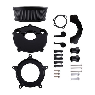 Black Air Cleaner Assembly for Harley Sportster XL Models 2004-2023 Complete Kit