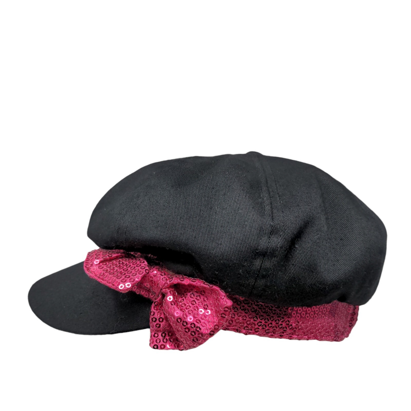 Needles Black Faux-Boa Beret Needles