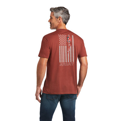 Ariat  Men's Farm Rust Heather Short Sleeve T-Shirt 10039931