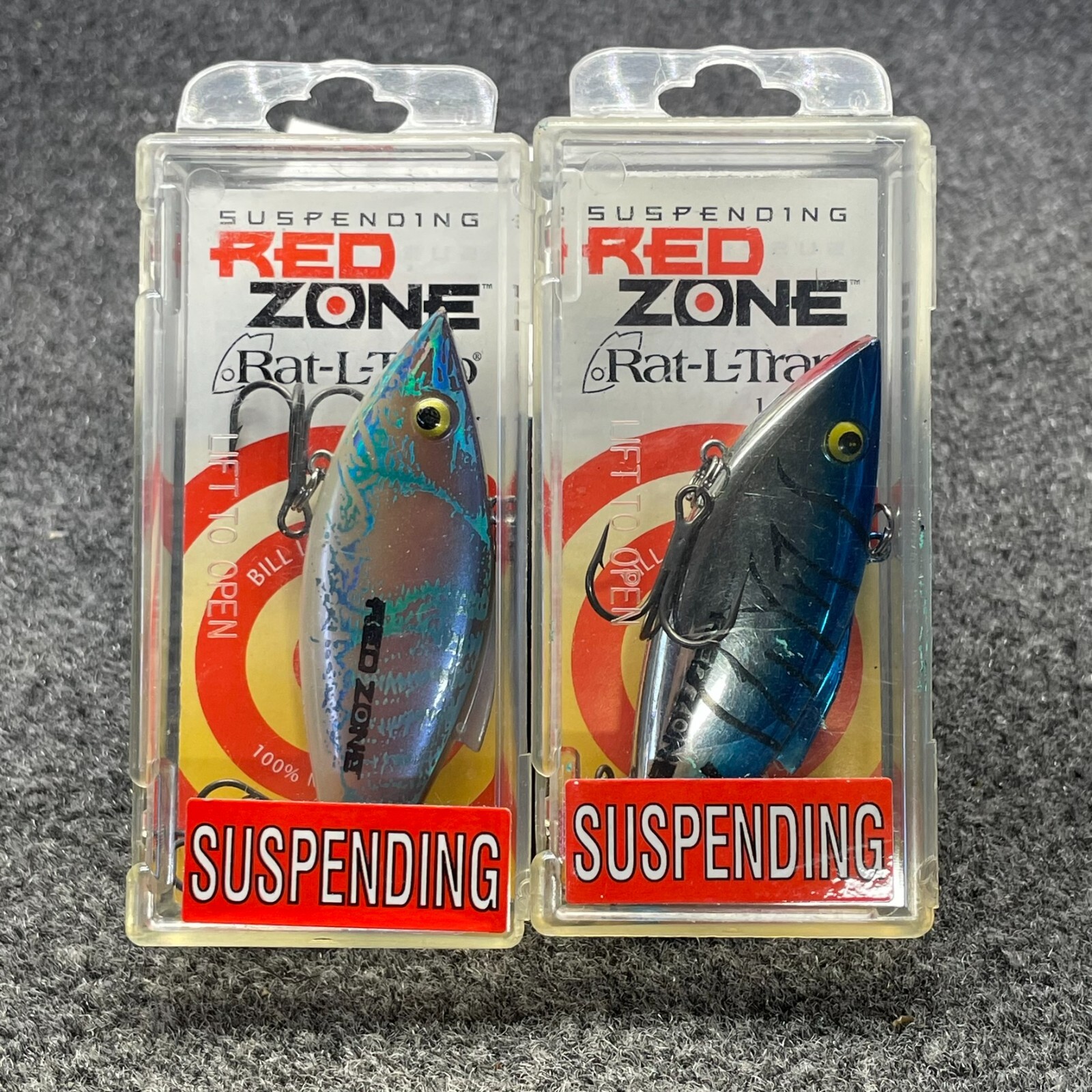 Bill Lewis Suspending Rat-L-Trap Red Zone Crankbait Lure 1