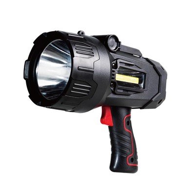 Rechargeable Spotlight, 150000 Lumens LED Spotlight Flashlight, IP44 Waterpro...