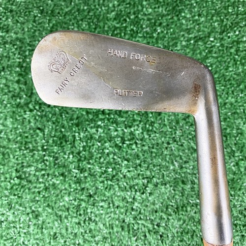Hickory Shaft Golf Club Fairy Crest Putter Hand Forged 33.5
