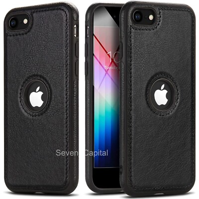 Shockproof Slim Leather Case For iPhone 7 8 SE 2 2020 SE 3 2022 Premium  Cover