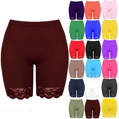 women's plus size swim bike shorts