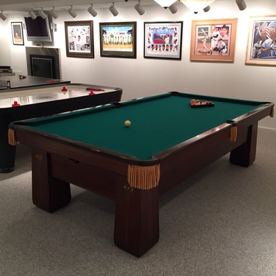 Tables - Antique Brunswick Pool Table