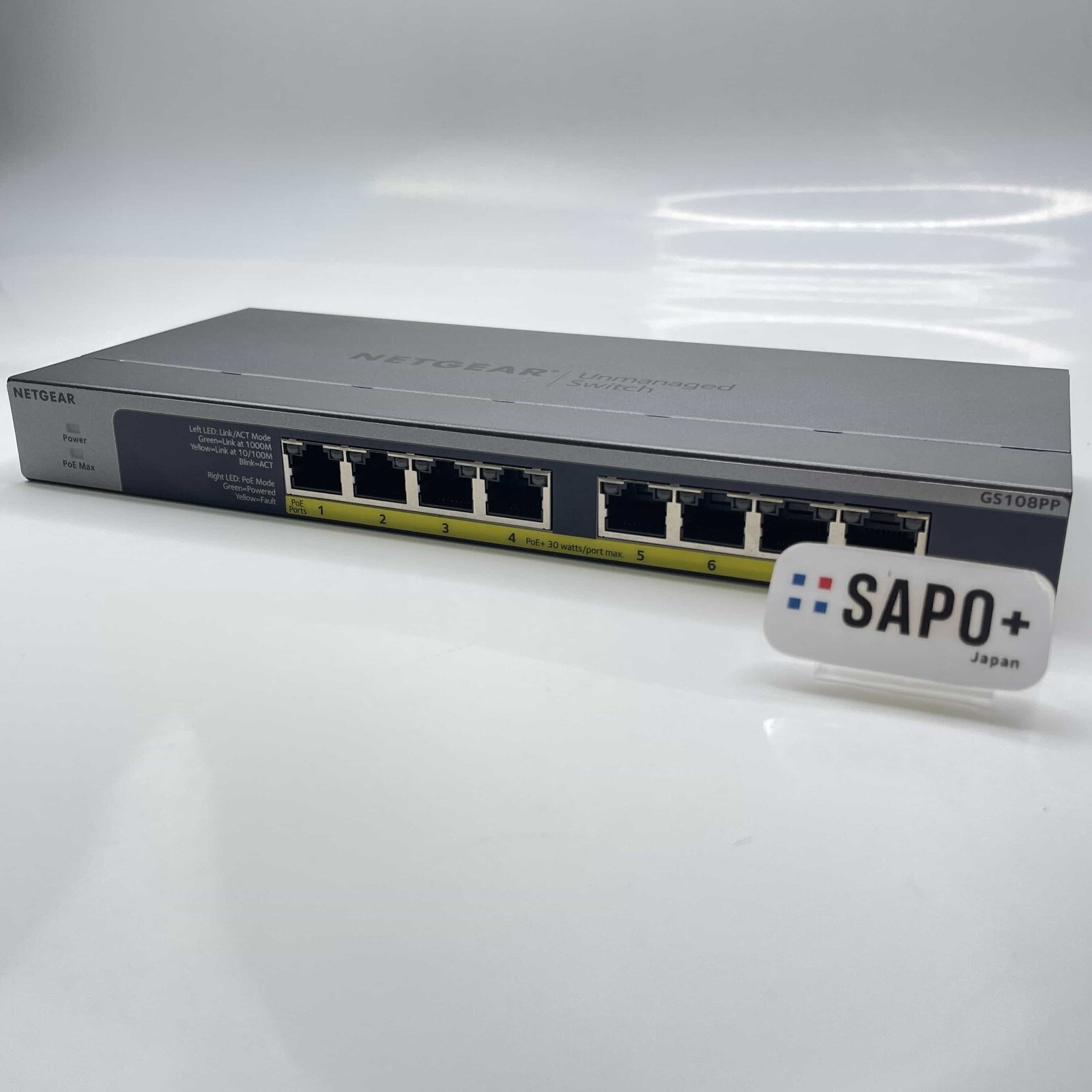 【新品未開封】NETGEAR GS108PP-100AJS GS108PP | Ethernet Unmanaged Switches | NETGEAR