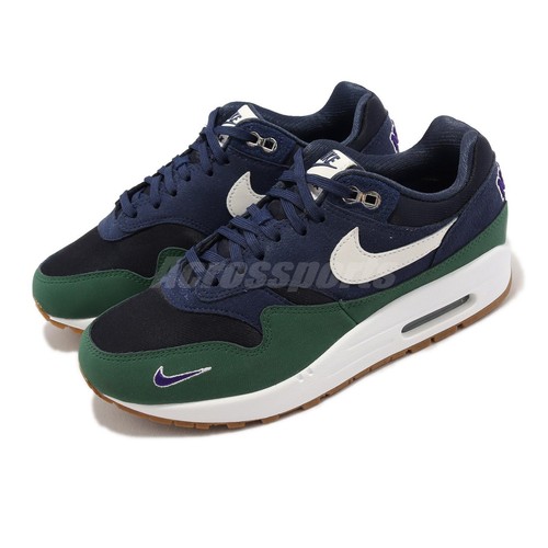 

Nike Wmns Air Max 1 QS Letterman Pack темно-синий женский повседневный образ жизни DV3887-400, Серый, Wmns Air Max 1 Qs