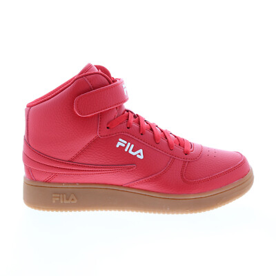 

Fila A-High Gum 1BM01765-946 Мужские красные кожаные кроссовки Lifestyle Обувь, Красный, Fila A-High Gum