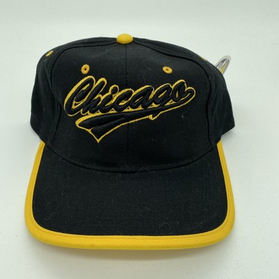 Mens Chicago Strapback Hat Script Style NWT Adjustable