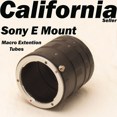 Macro Extension Tube Ring For Sony E Mount NEX Camera Lens A7 A7R S A5100 A6000 