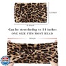 Headbands for Women Wide Head Bands Non Slip Boho Women’s Hair Band Fashion Knotted Workout Yoga Leopard Turban Head Wraps African Hair Accessories