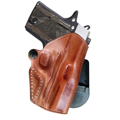 Premium Leather OWB Paddle Holster, With Open Top Fits Sig Sauer P938 R/H #1098#