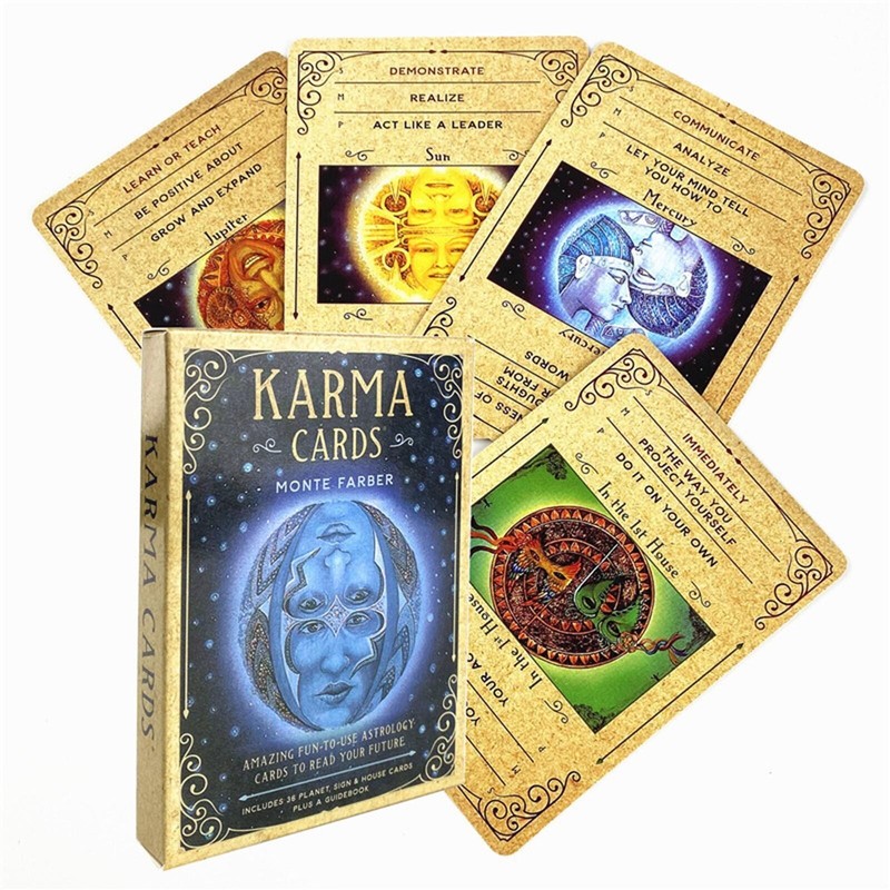 Karma Orakelkarten Wahrsagerei Tarot Deck Familie Party Freizeit