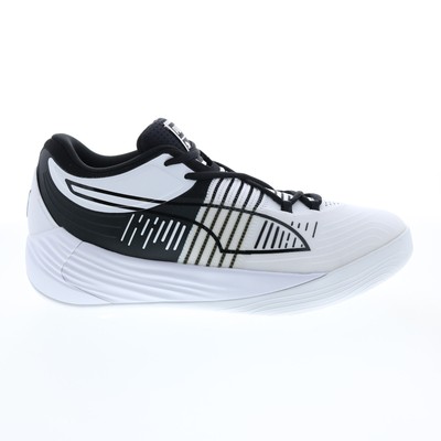 Puma Fusion Nitro 37663901 Мужские белые синтетические спортивные кроссовки