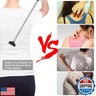 Oversized Back Scratcher Set, 2 Pack Portable Extendable Stainless Steel Telescoping Massage Tool, Gift/Stocking Stuffers for Men Women